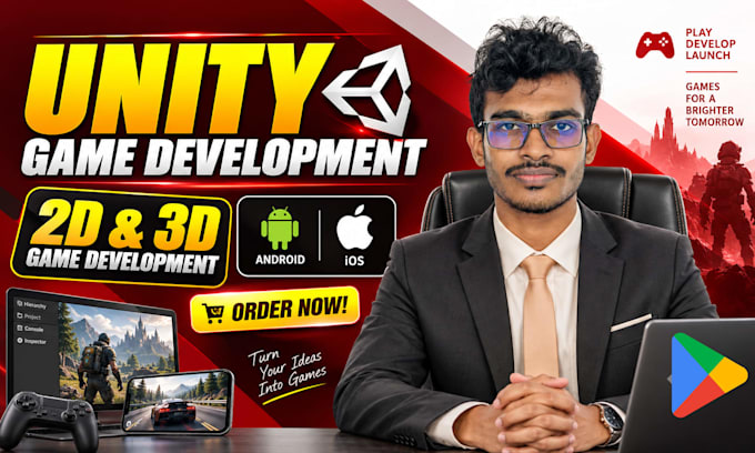 do video game development using unity