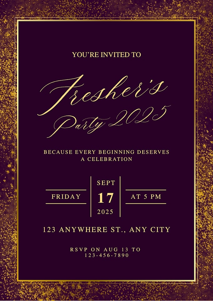 design custom elegant invitations for weddings and events