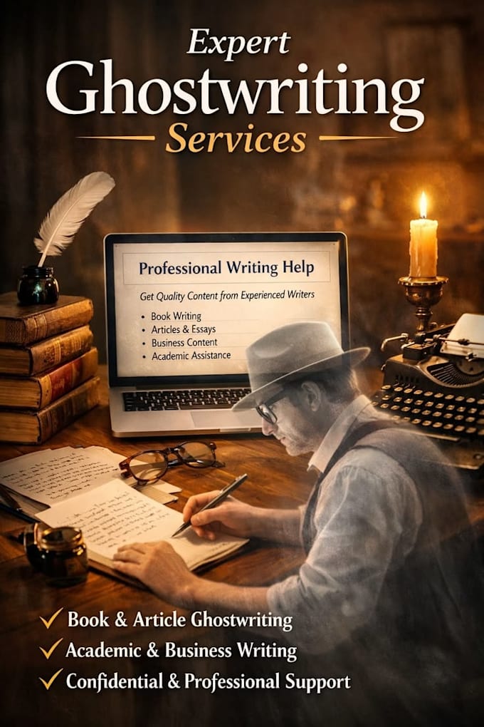 write professional ebooks and stories as your ghostwriter