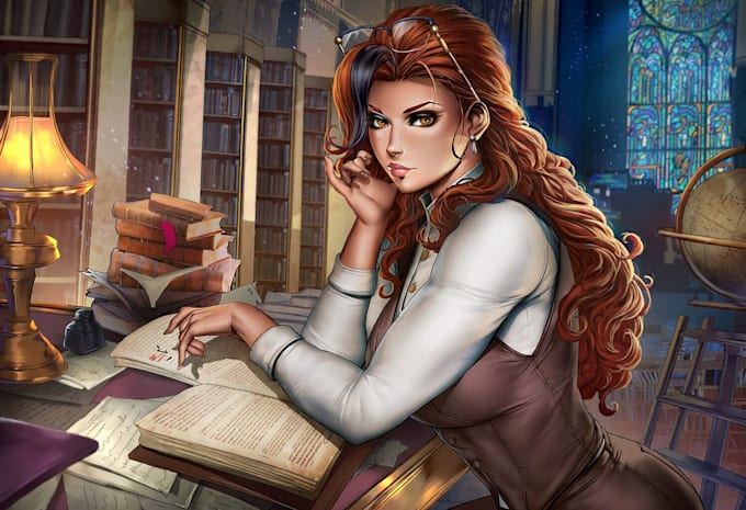 create a custom anime or fantasy character with ai
