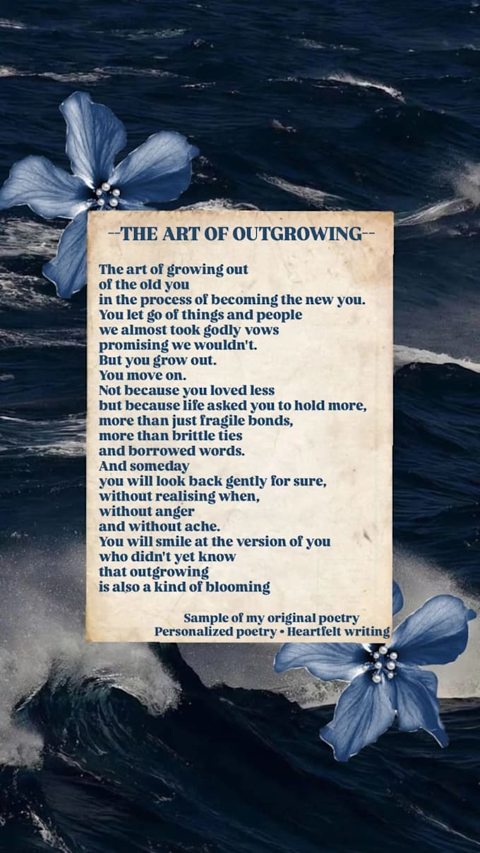 write a personalized heartfelt poem for you