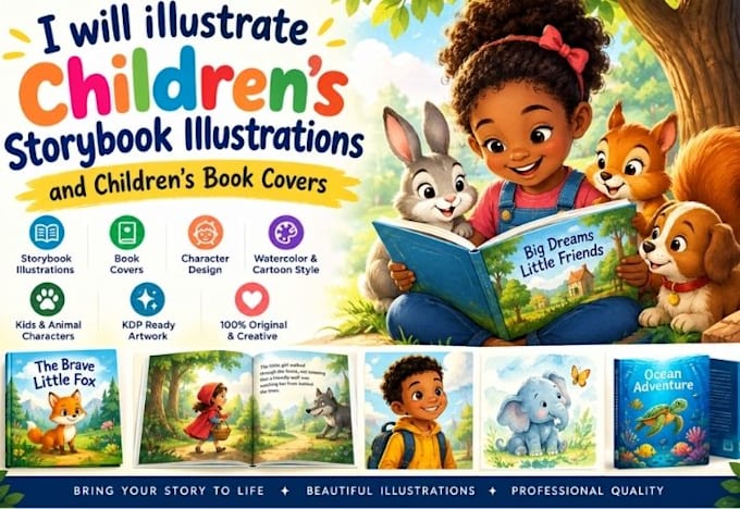 illustrate childrens storybook illustrations