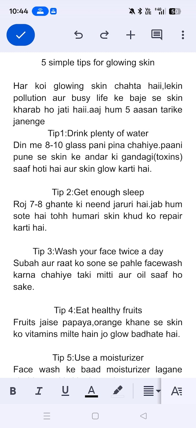 write high quality health and wellness articles