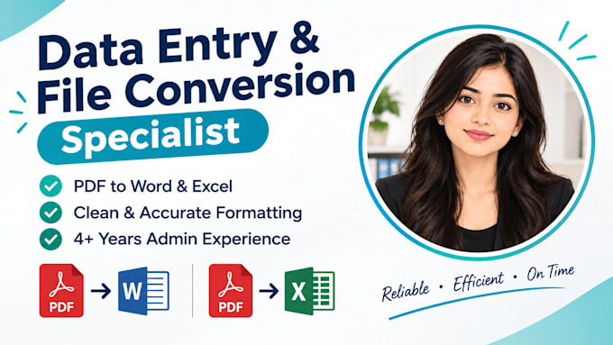 do PDF to excel, PDF to word and document file conversion