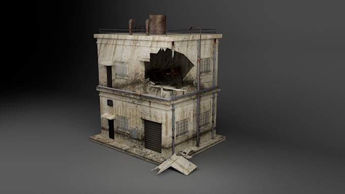 create realistic 3d environment and game ready assets