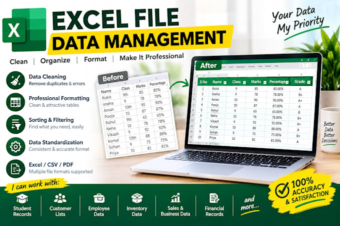 excel file data management