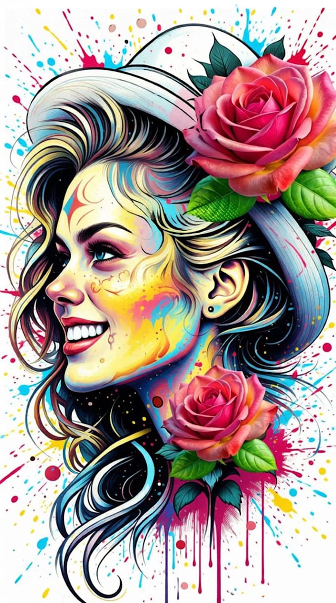 high quality you into professional pop art artwork