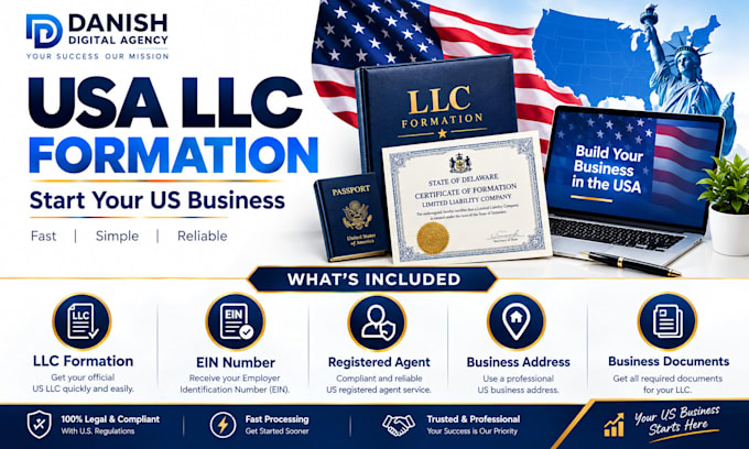 do US llc registration and ein for US and non US residents