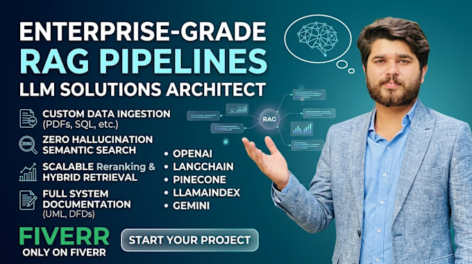 architect enterprise rag pipelines, edge rag, and llm integrations