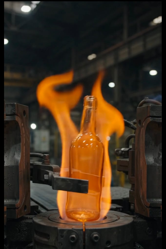 make a 3d industrial process and mechanical animation