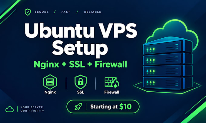 set up your ubuntu vps with nginx, SSL and firewall
