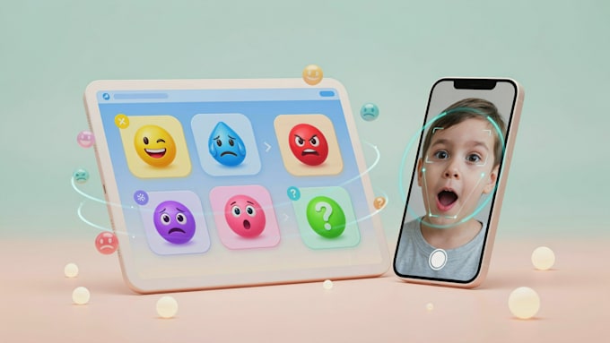 develop an ai facial emotion learning game for kids