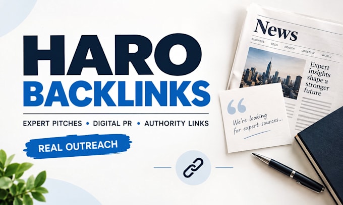 build high authority haro backlinks with digital PR and link building