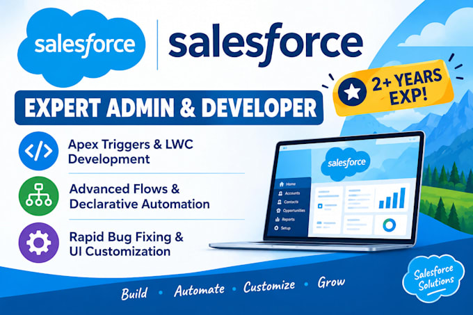 develop apex triggers, lwc, and fix bugs in your salesforce org