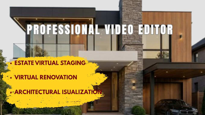 create real estate virtual staging, renovation and architectural visualization