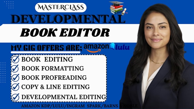 developmental editing, line editing, proofreading for fantasy, romance, children
