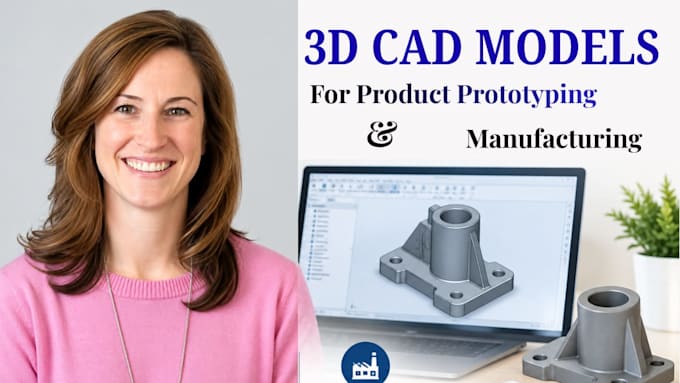 create 3d cad models for product prototyping and manufacturing