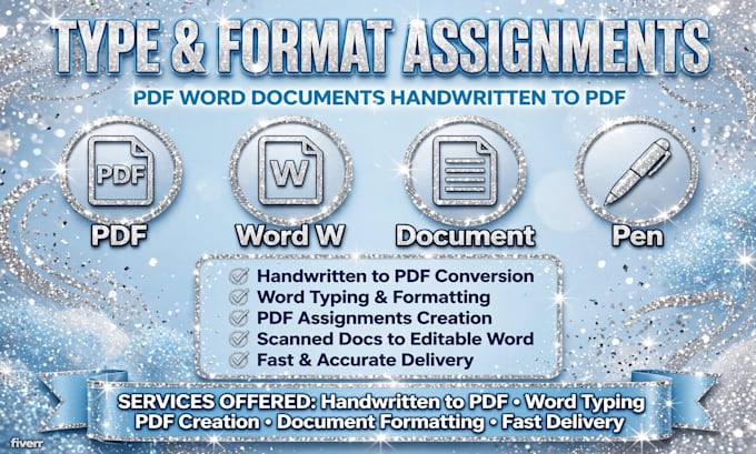 format and redesign pdfs,documents,handwritten notes to word