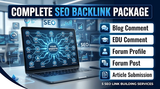 create high quality SEO backlink package