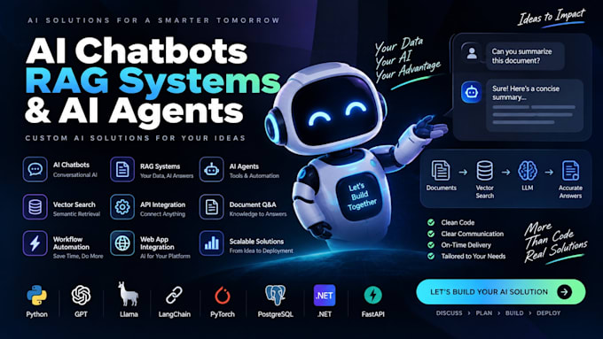 build ai chatbots rag systems and ai agents
