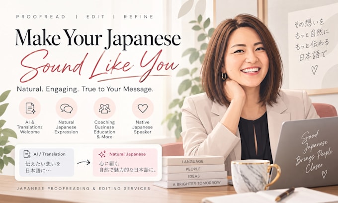 proofread and polish your japanese