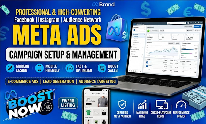 manage meta ads and roas optimization for shopify