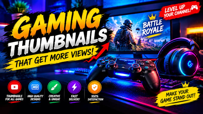 design eye catching youtube thumbnails
