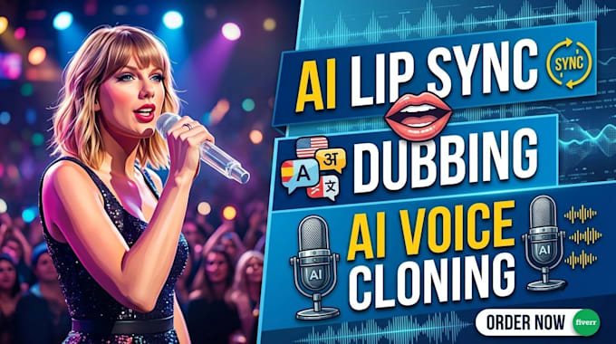 do voice cloning, lip sync and dubbing on any video