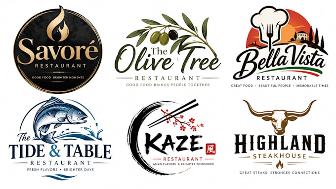 design a professional, food, dining, cafe, or culinary restaurant logo