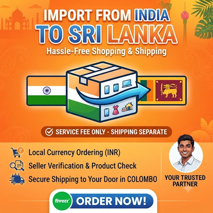 shop and ship items from india to srilanka