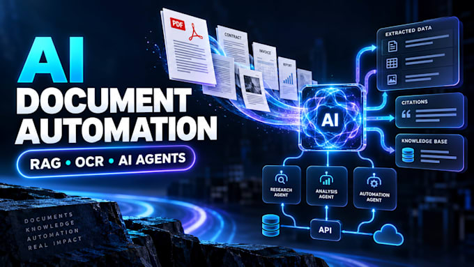 build custom ai document processing, rag automation system
