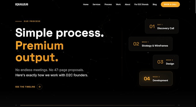 design a premium shopify website for your d2c brand