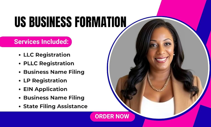 do US llc, pllc, lp registration with ein number and dba filing