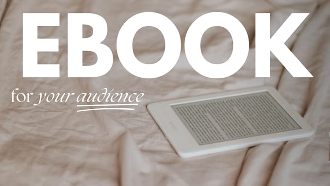 create an ebook for your social pages