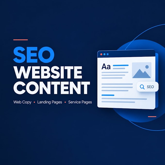 write SEO website content and web copy