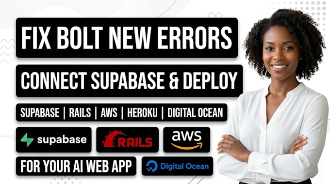 fix bolt new errors, connect supabase, and deploy your ai web app