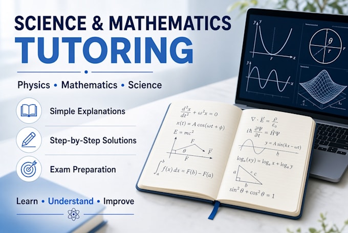 tutor you in physics, mathematics and sciences