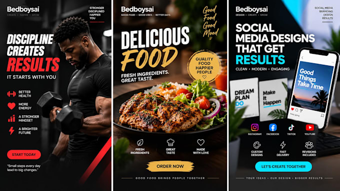 design professional canva social media posts