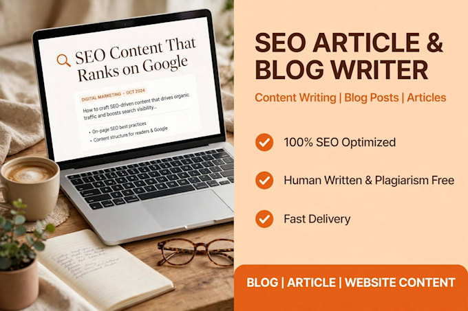 write SEO article and blog post that rank on google