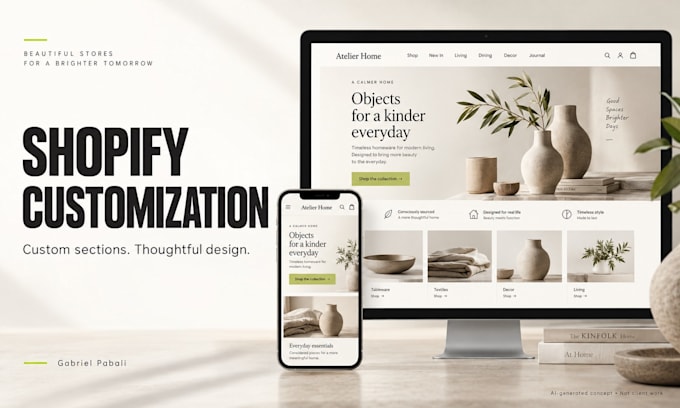 customize your shopify theme and create custom sections