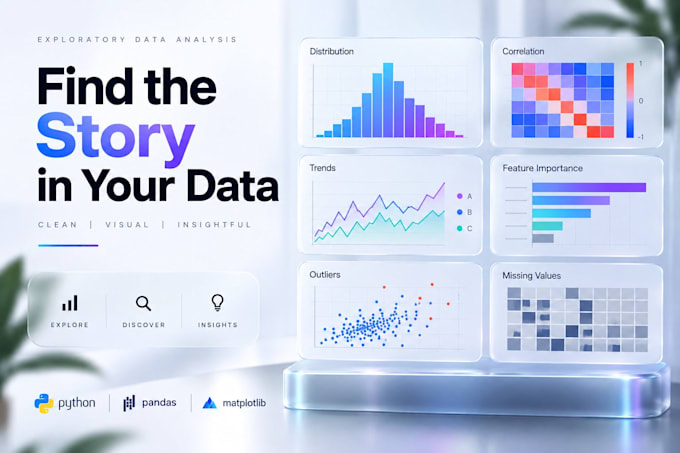 perform exploratory data analysis and find insights in your data