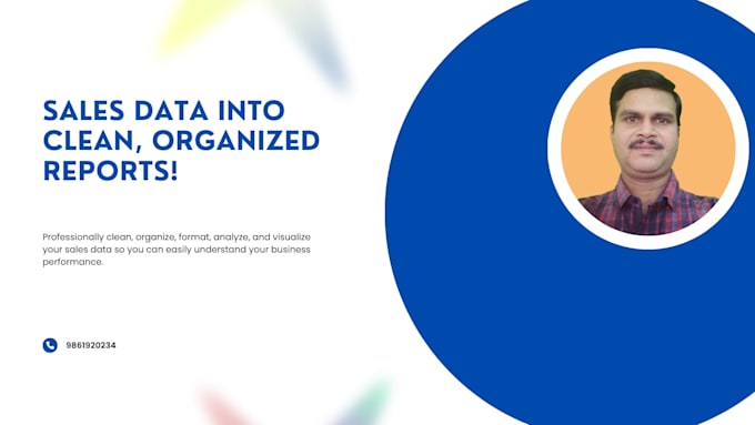 clean, organize and analyze your sales data and create charts