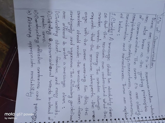 gracefully handwrite any study notes and letters for you