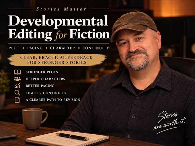 provide developmental editing for your novel or manuscript
