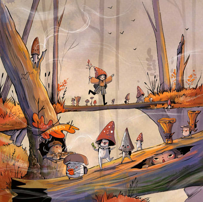 create childrens book illustration