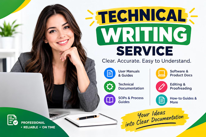 write technical documentation, user manuals, and sops