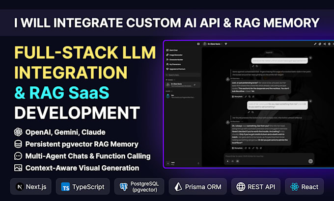 integrate ai apis, llms