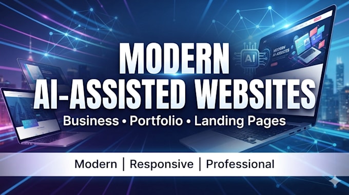 create a modern website using ai tools