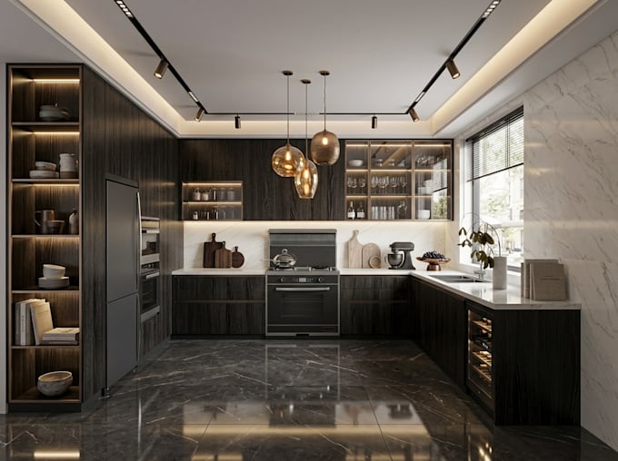 do modern kitchen design for you