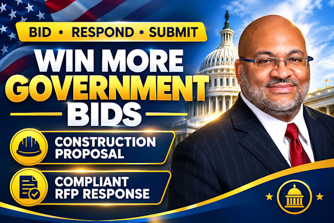 prepare government construction proposal and compliant bid response